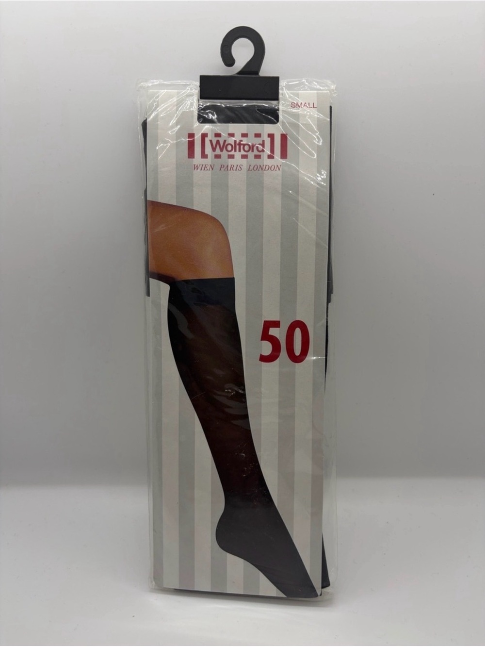Wolford Black Knee-High Sheer Stockings - 50 Denier